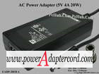 5V 4A Barrel 5.5/2.5mm 2-Prong EADP-20FB A 5V 4A Barrel 5.5/2.5mm 2-Prong EADP-20FB A