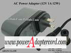 12V 1A Barrel 5.5/2.1mm US 2-Pin Plug AD12V/1A-SW 12V 1A Barrel 5.5/2.1mm US 2-Pin Plug AD12V/1A-SW