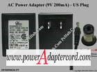 9V 200mA Round Barrel (2.1/5.5mm) 2-pin US DPD090020-P5 DV-9200 9V 200mA Round Barrel (2.1/5.5mm) 2-pin US DPD090020-P5 DV-9200